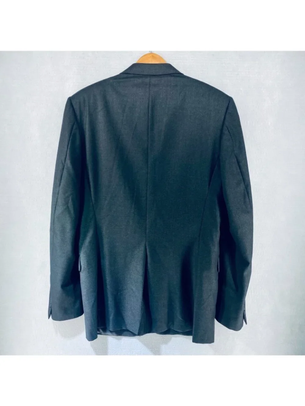 Hickey Freeman x Loro Piana Blazer Mens 42L Gray Wool Sport Coat Jacket Wedding
